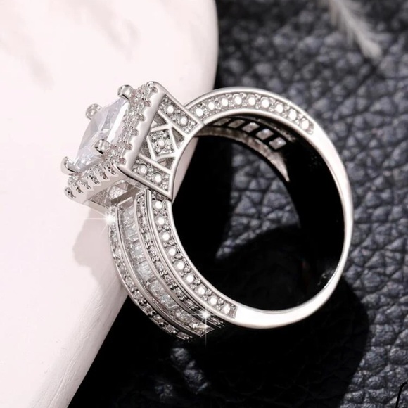 LIVE SHOW  BRIDAL WEDDING RING - Picture 5 of 13